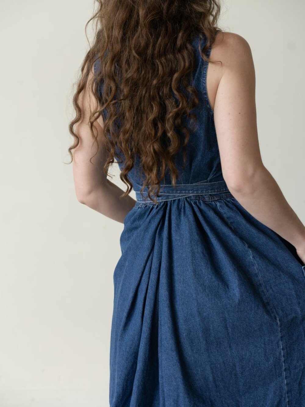 VTG Denim Pocket Dress - Picture 5 of 6
